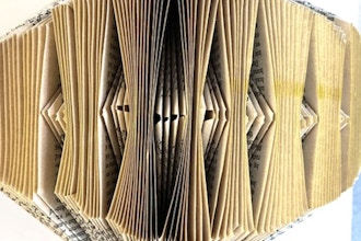 Repurposed Book Sculpture